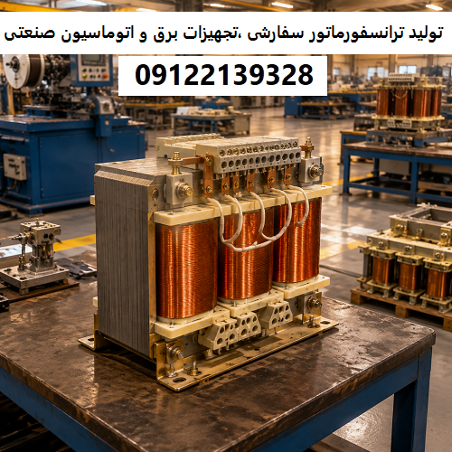 تولید ترانسفورماتور سفارشی برای تجهیزات برق و اتوماسیون صنعتی